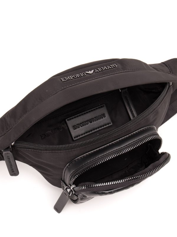 EMPORIO ARMANI buy online ウエストバッグ - 黒