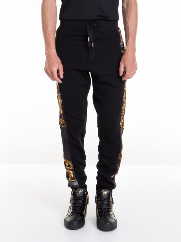 iKRIX Versace Jeans Couture: スウェットパンツ - トラックスーツ ボトムス - 黒