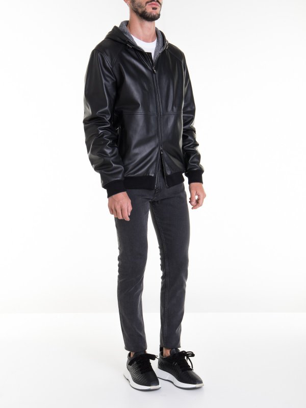 CORNELIANI: leather jacket online - Leather jacket
