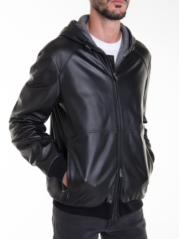 CORNELIANI buy online Leather jacket