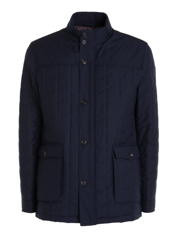 CORNELIANI: padded jackets - Quilted jacket