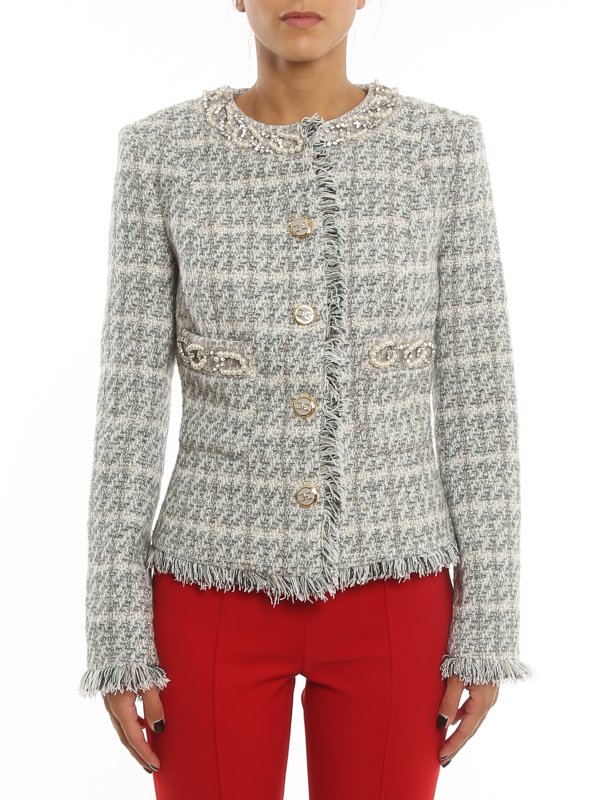 iKRIX ELISABETTA FRANCHI: casual jackets - Tweed jacket