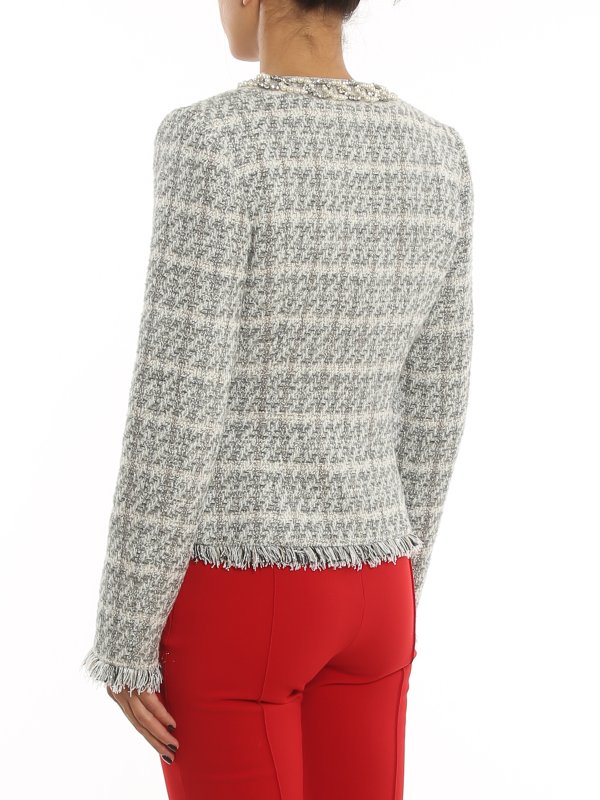 Tweed jacket shop online: ELISABETTA FRANCHI