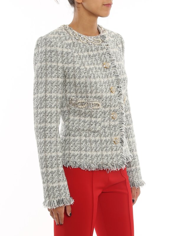ELISABETTA FRANCHI buy online Tweed jacket