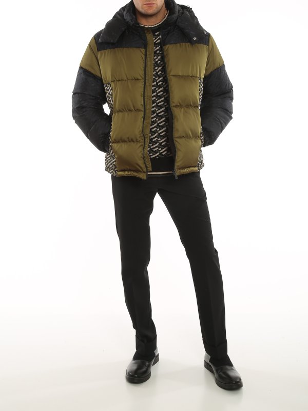 VERSACE: Kurze Daunenjacken online - Daunenjacke - Grün