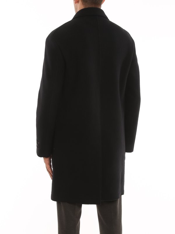 膝丈コート - 黒 shop online: Z ZEGNA