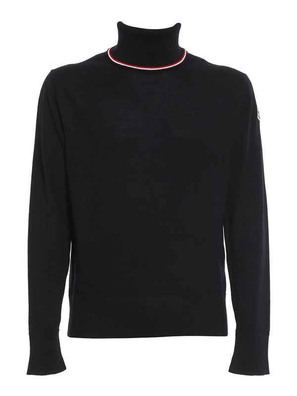 MONCLER: Turtlenecks & Polo necks - Wool turtleneck