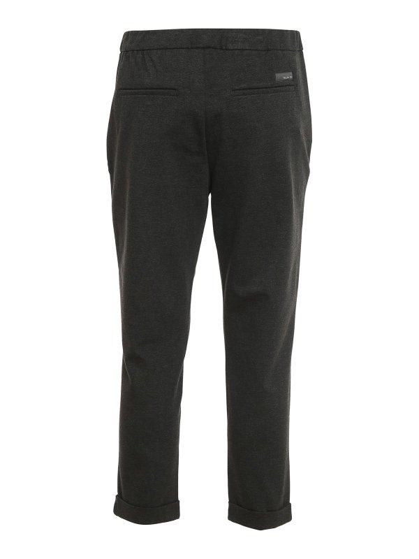 TELERIA ZED: casual trousers online - Melange jersey trousers