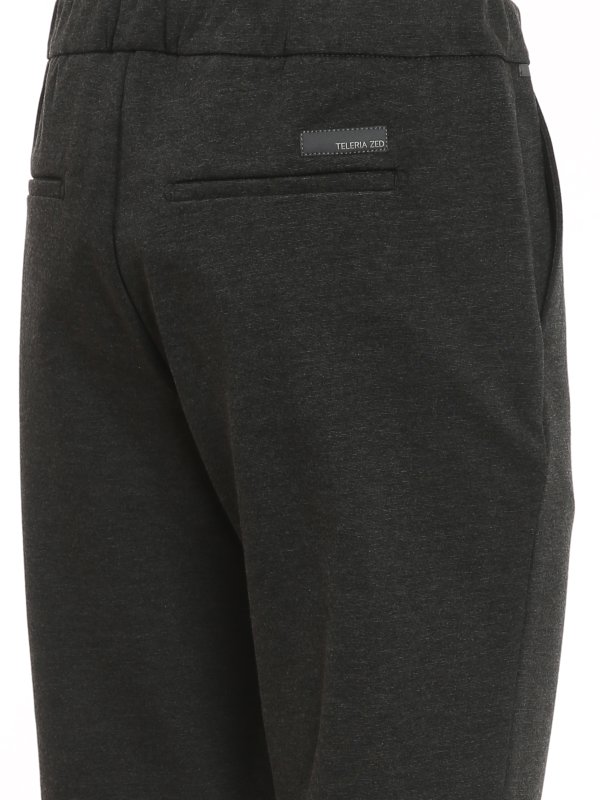 iKRIX TELERIA ZED: casual trousers - Melange jersey trousers