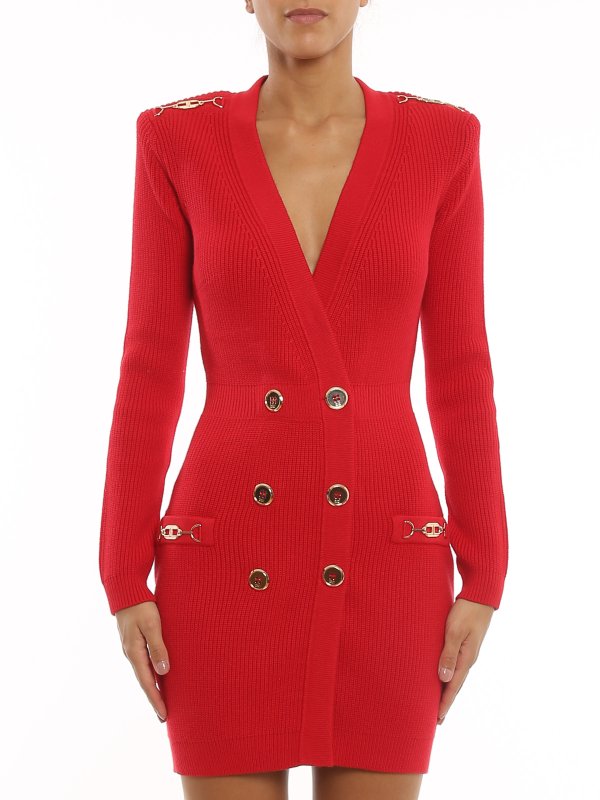 iKRIX ELISABETTA FRANCHI: ショートドレス - ショートドレス - 赤