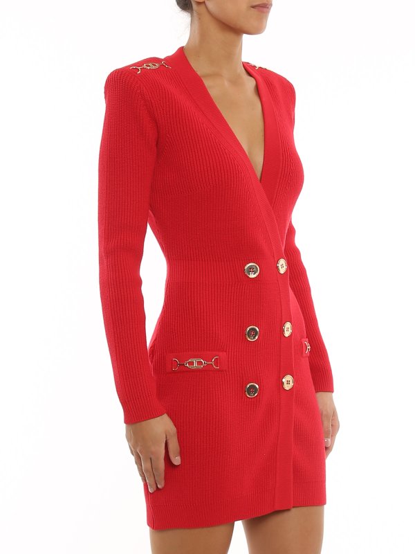 ELISABETTA FRANCHI buy online ショートドレス - 赤