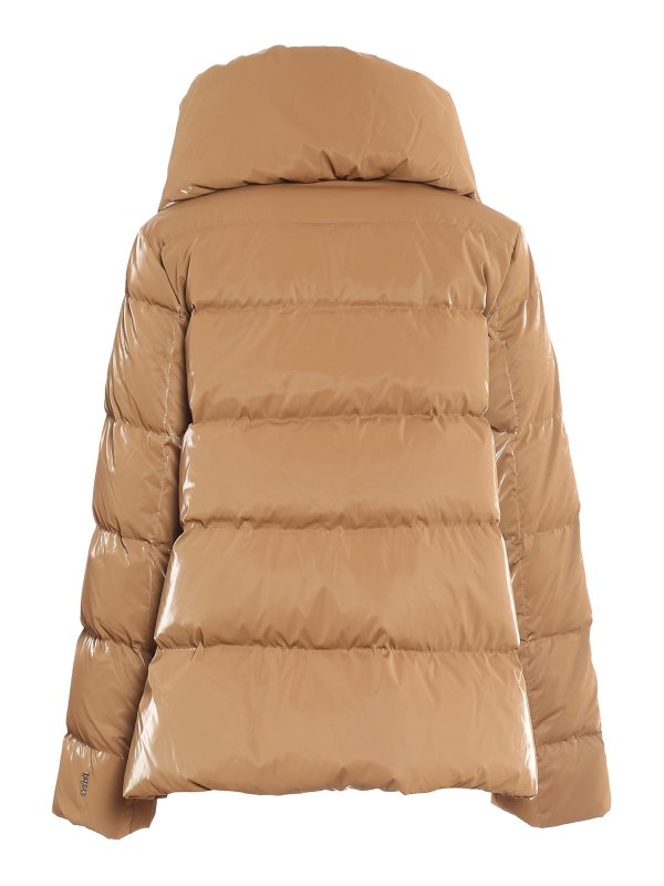 ADD: padded jackets online - Shiny Reflex nylon puffer jacket
