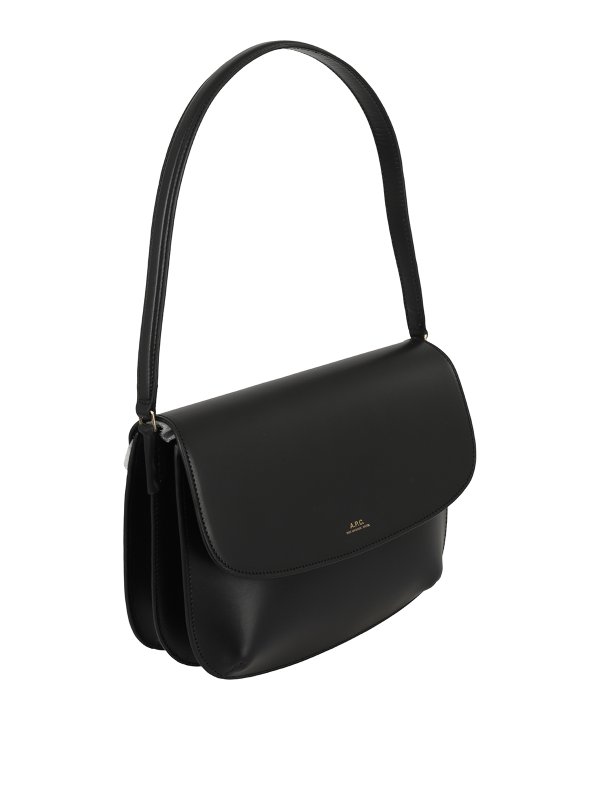 A.P.C.: shoulder bags online - Smooth leather bag