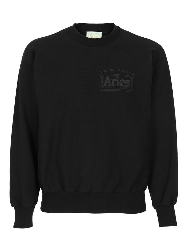 Aries Premium Temple sweatshirt Black Men FSAR20000BLK