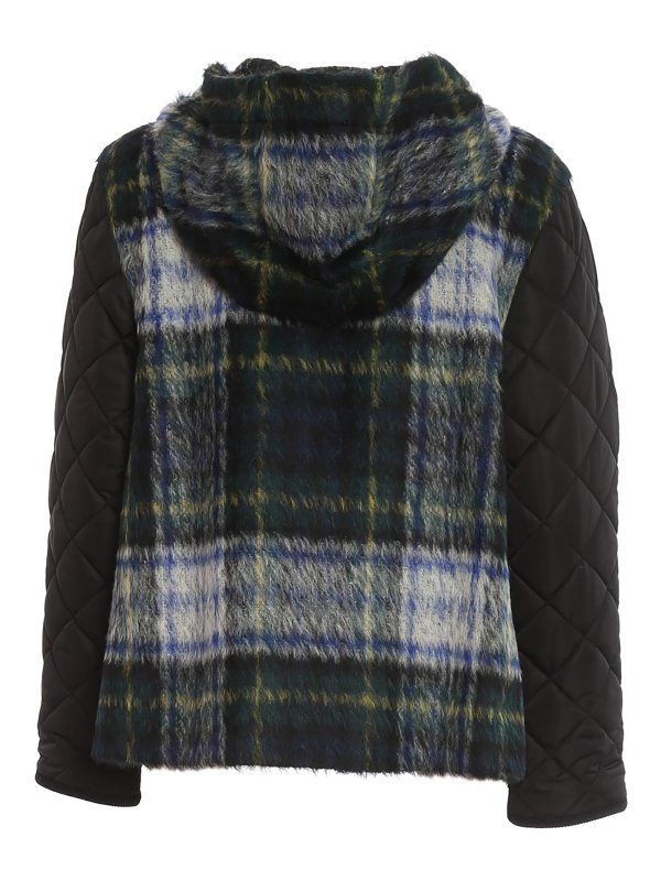 Boutique Moschino: casual jackets online - Checked panel jacket