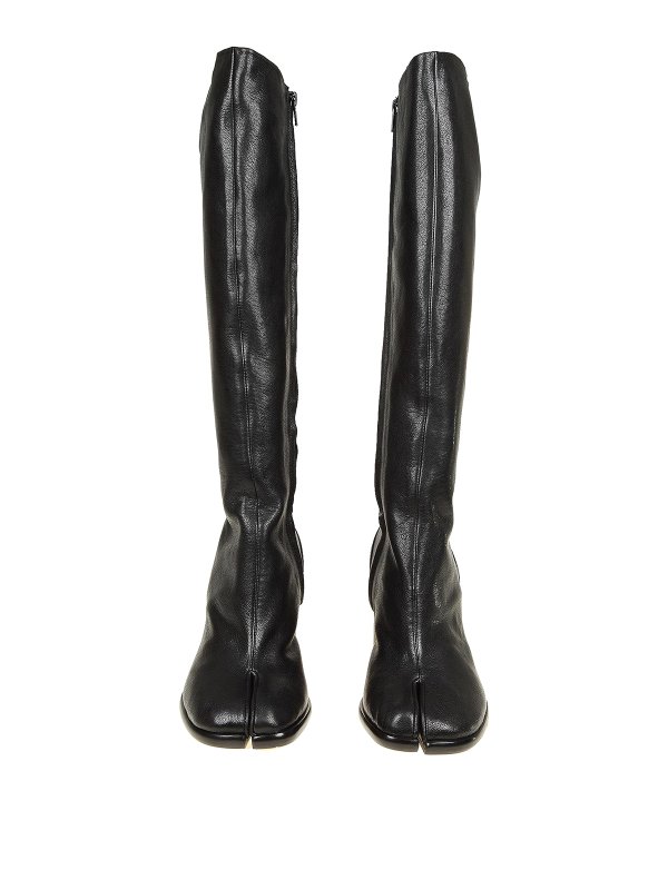 Leather tabi boots shop online: Maison Margiela