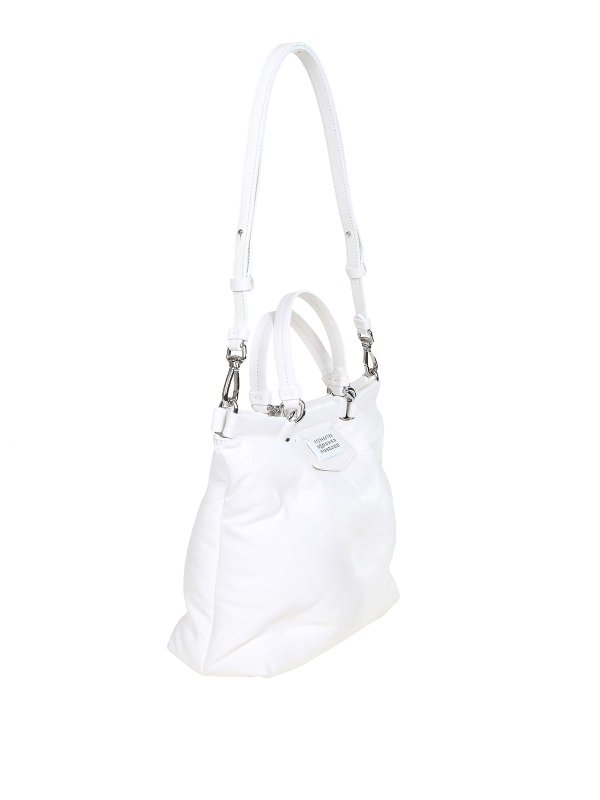 Maison Margiela: Handtaschen online - Shopper - Weiß