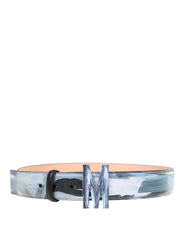 MOSCHINO: Gürtel - Gürtel - Hellblau