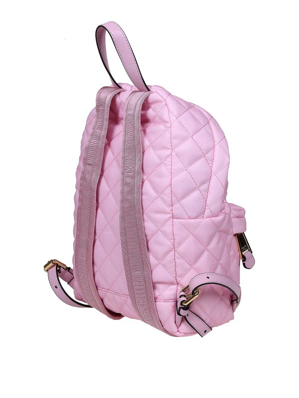 iKRIX MOSCHINO: backpacks - Logo patch quilted nylon backpack
