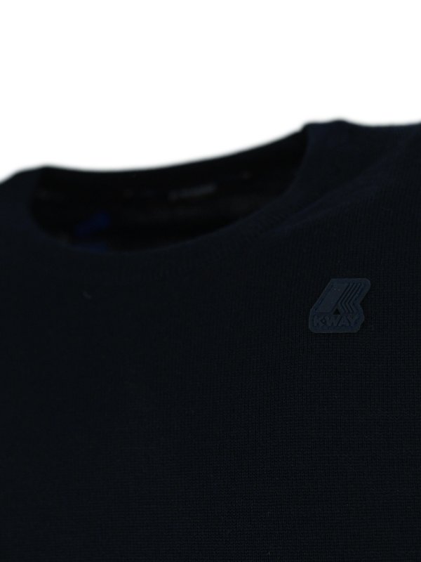 iKRIX K-WAY: Strickpullover mit Rundhalsausschnitt - Rundhalspullover - Dunkelblau