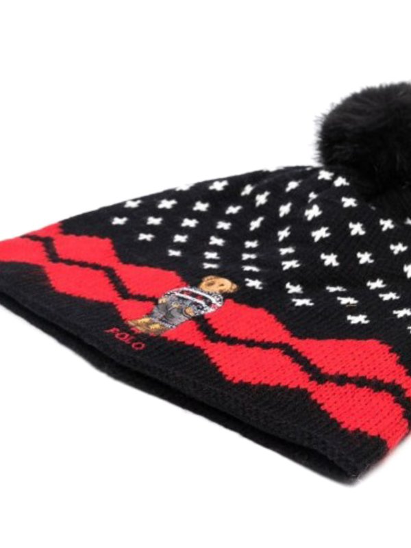 POLO RALPH LAUREN: ニットキャップ online - ビーニー帽 - 黒