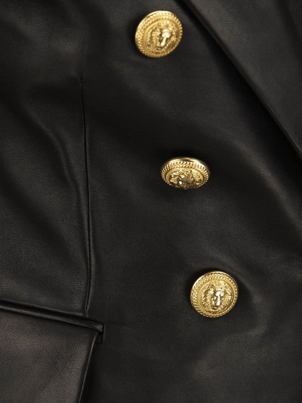 iKRIX Balmain: Lederjacken - Lederjacke - Schwarz