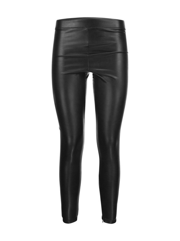MICHAEL KORS: leggings - Leather leggings