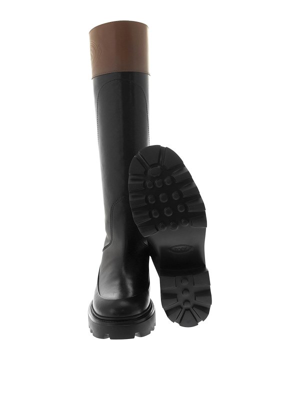 Leather boots shop online: TOD