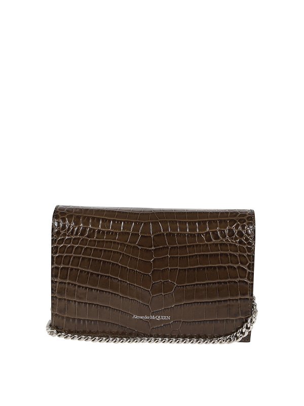 iKRIX ALEXANDER MCQUEEN: clutches - Skull mini clutch
