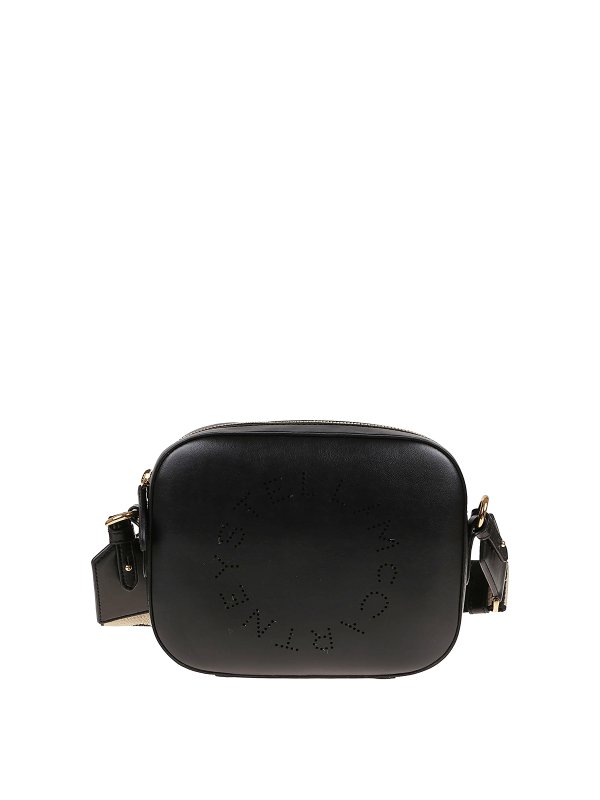 STELLA McCARTNEY: cross body bags - Perforated logo cross body bag