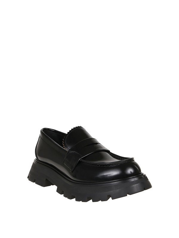 ALEXANDER MCQUEEN: Loafers & Slippers online - Leather loafers