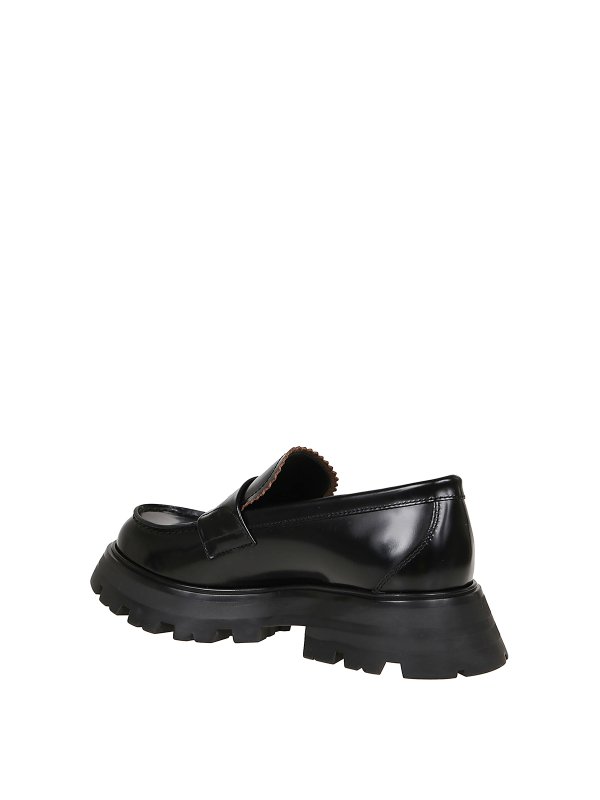 The Best Shops ALEXANDER MCQUEEN: Loafers & Slippers - Leather loafers