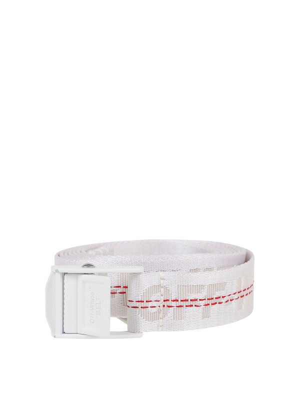OFF-WHITE: Gürtel - Gürtel - Weiß