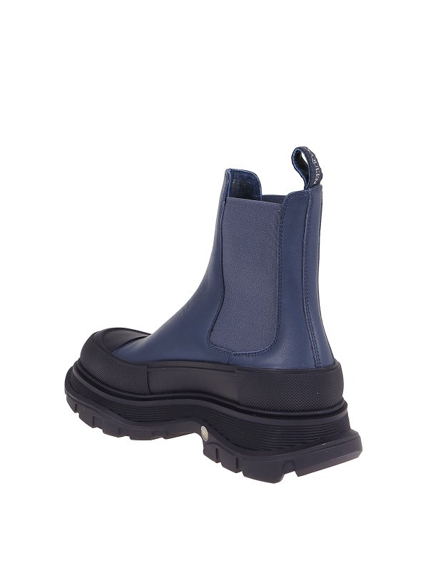 iKRIX ALEXANDER MCQUEEN: ankle boots - Leather and rubber ankle boots