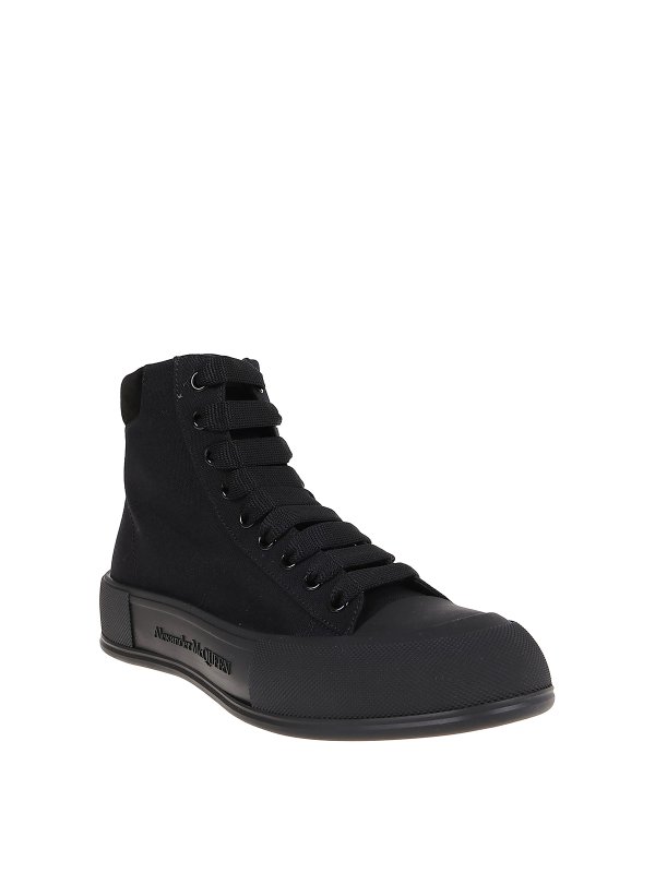 ALEXANDER MCQUEEN: Chaussures de sport online - Baskets - Noir