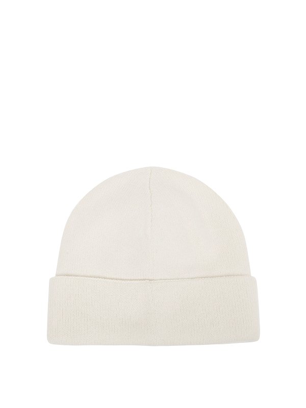 ALEXANDER MCQUEEN: beanies online - Logo wool and cashmere beanie