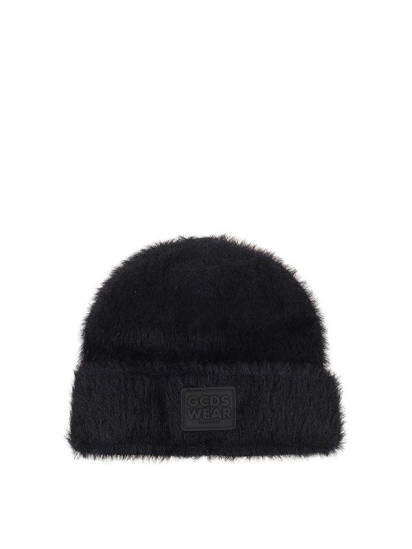 GCDS: beanies - Fur effect beanie