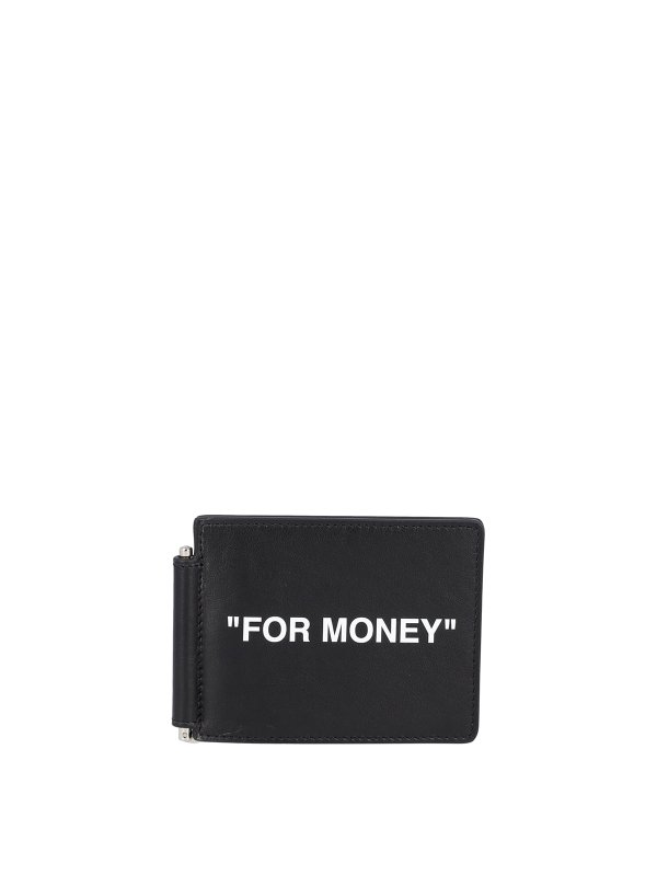 OFF-WHITE: wallets & purses - For Money wallet