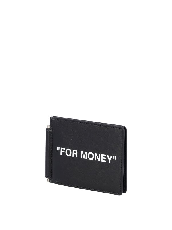 OFF-WHITE: wallets & purses online - For Money wallet