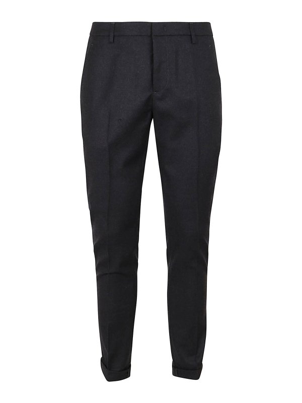 DONDUP: casual trousers - Gaubert wool pants