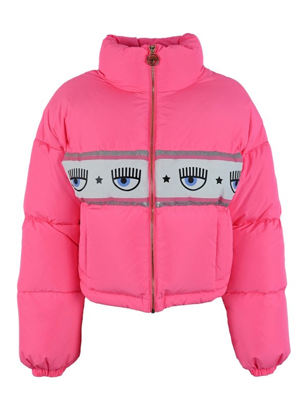 CHIARA FERRAGNI: padded jackets - Logomania padded jacket