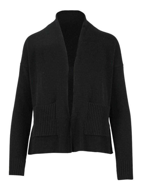 ALPHA STUDIO: Cardigans - Cardigan - Noir