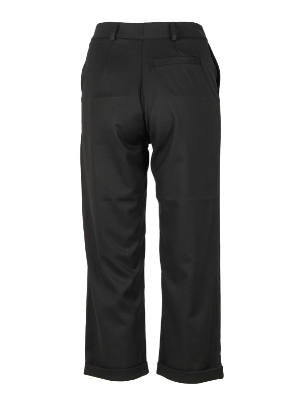 ALPHA STUDIO: Pantalons capris online - Pantalons Capri - Noir