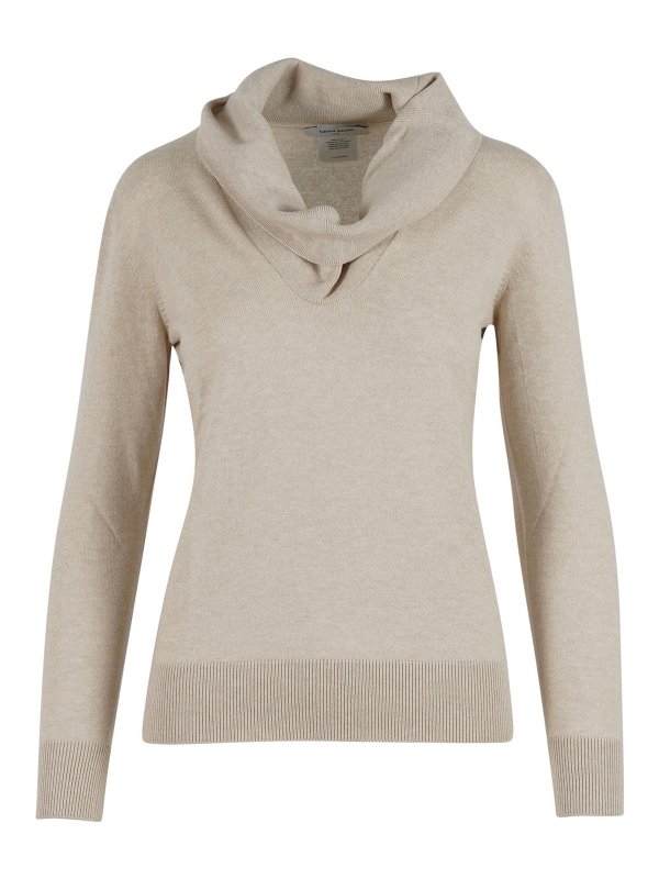 Gran Sasso Beige Wool Turtleneck