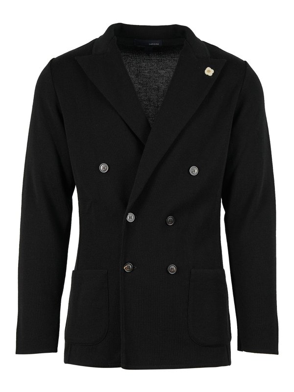 LARDINI: Blazer - Blazer - Schwarz