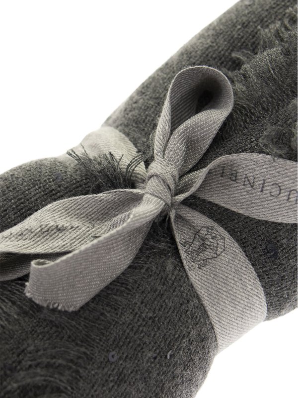 iKRIX BRUNELLO CUCINELLI: Bufandas y pañuelos - Bufanda - Gris Oscuro