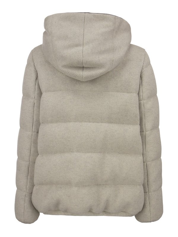 BRUNELLO CUCINELLI: ダウン・ハイテクジャケット online - ダウンジャケット - グレー