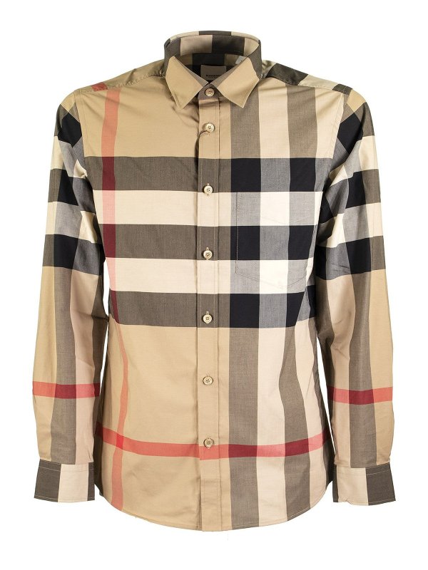 BURBERRY: shirts - Somerton check shirt