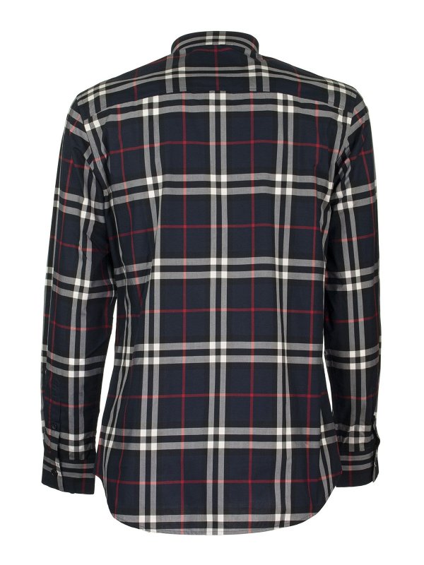 BURBERRY: shirts online - Caxton check cotton poplin shirt