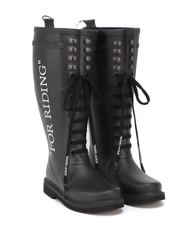 OFF-WHITE: Bottes online - Bottes - Noir